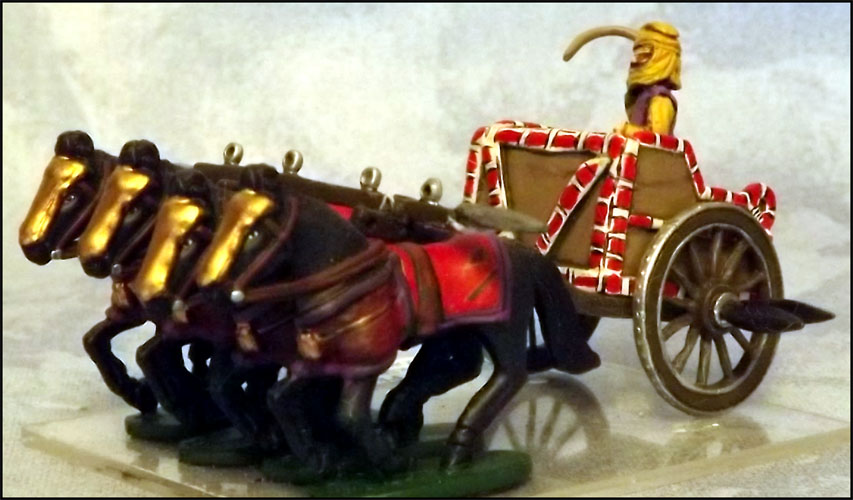 APT CH4 - 4 horse scythed chariot with driver