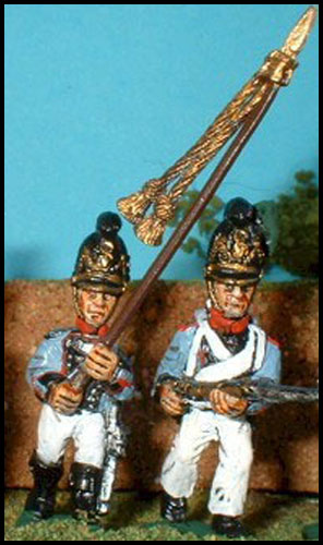 BV 4 - STANDARD BEARER WITH POLE/TASSLES