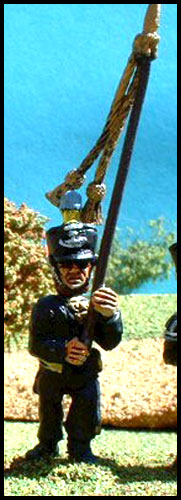 BW 4 STANDARD BEARER WITH POLE / TASSELS