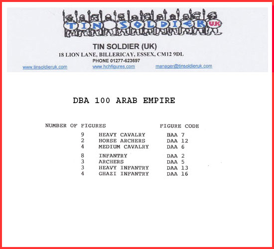 DBA1OO - ARAB EMPIRE