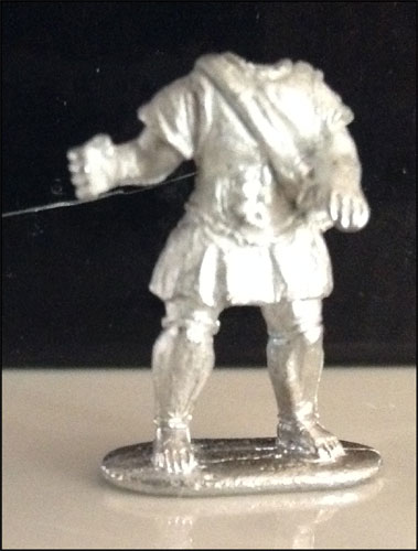 G35 - Headless Hoplite - Muscled cuirass & Greaves- At ease/reserve position