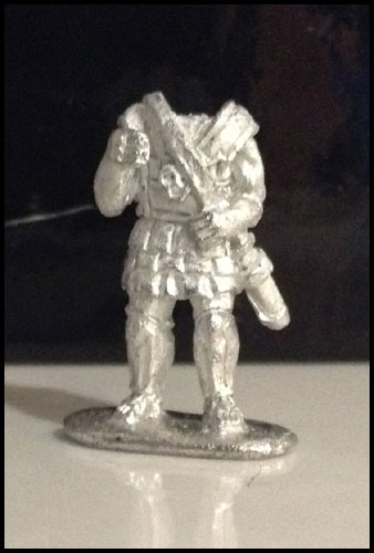 G36 - Headless Hoplite - Linen Cuirass & Greaves - Hoplite with Sloped spear, walking/ advancing