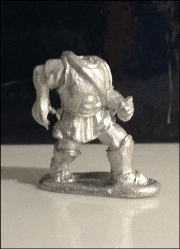 G43 - Headless Hoplite - Muscled cuirass & greaves - Hoplite advancing,spear in underarm horizontal position