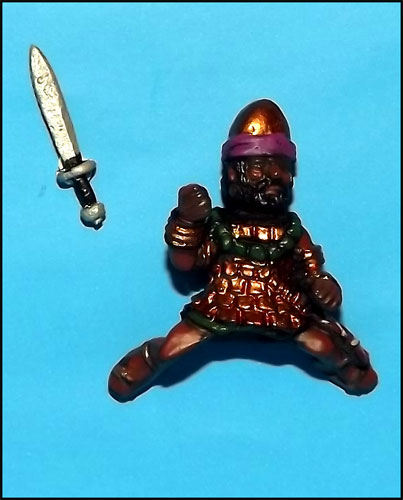 INDT14 Elephant rider, General in helmet and armour