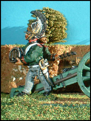 NRT 25 - HORSE ARTILLERYMAN WITH POWDERKEG