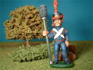 NT28 Line foot artilleryman with rammer