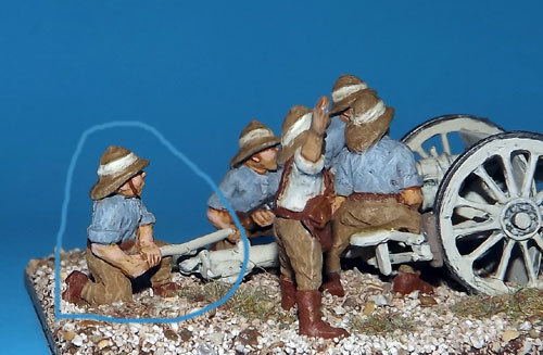 PB 9 - GUNNER KNEELING WITH TRAIL SPIKE