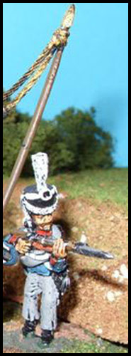 PRN4 - INFANTRY STANDING FIRING DRESS SHAKO