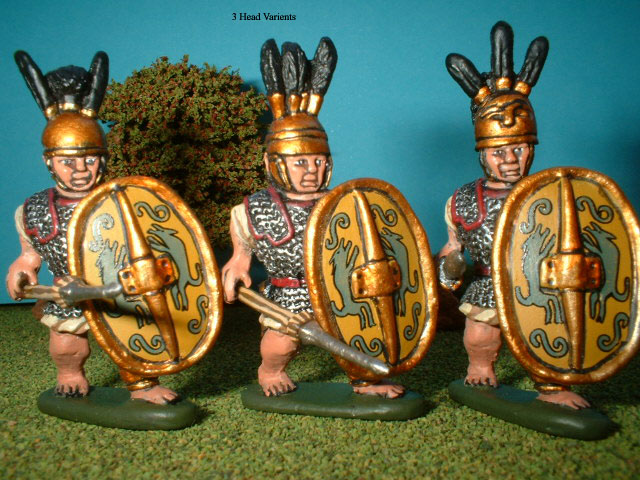 ARR 4 Principe/Hastati Paint type B sw/sh/pilum. ( 3 head variants)