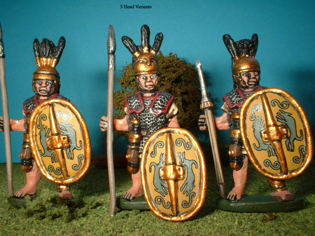 ARR 5 Principe/Hastati/Triari Paint type B . spear/sh/pilum(3 head variants)