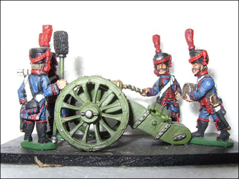 N49 Line horse artillery with telescope