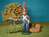 N29 Line foot artilleryman with porte fire